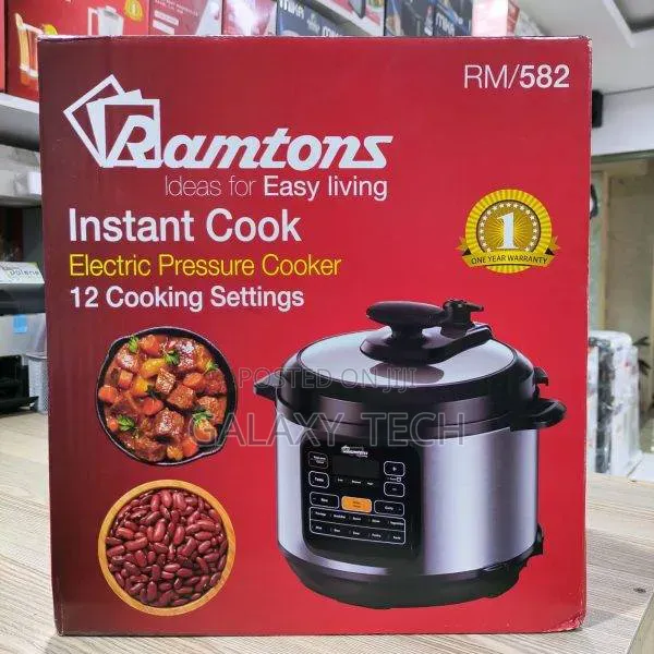 Ramtons Pressure Cooker With Stainless Steel Pot(RM/582)