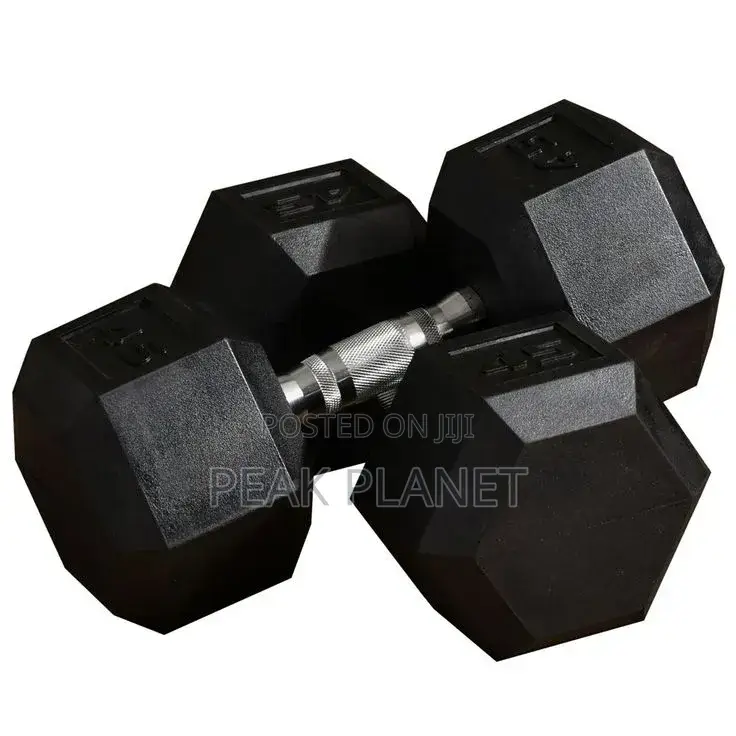 Gym Dumbbells Rubber Coated – 350 Per Kg
