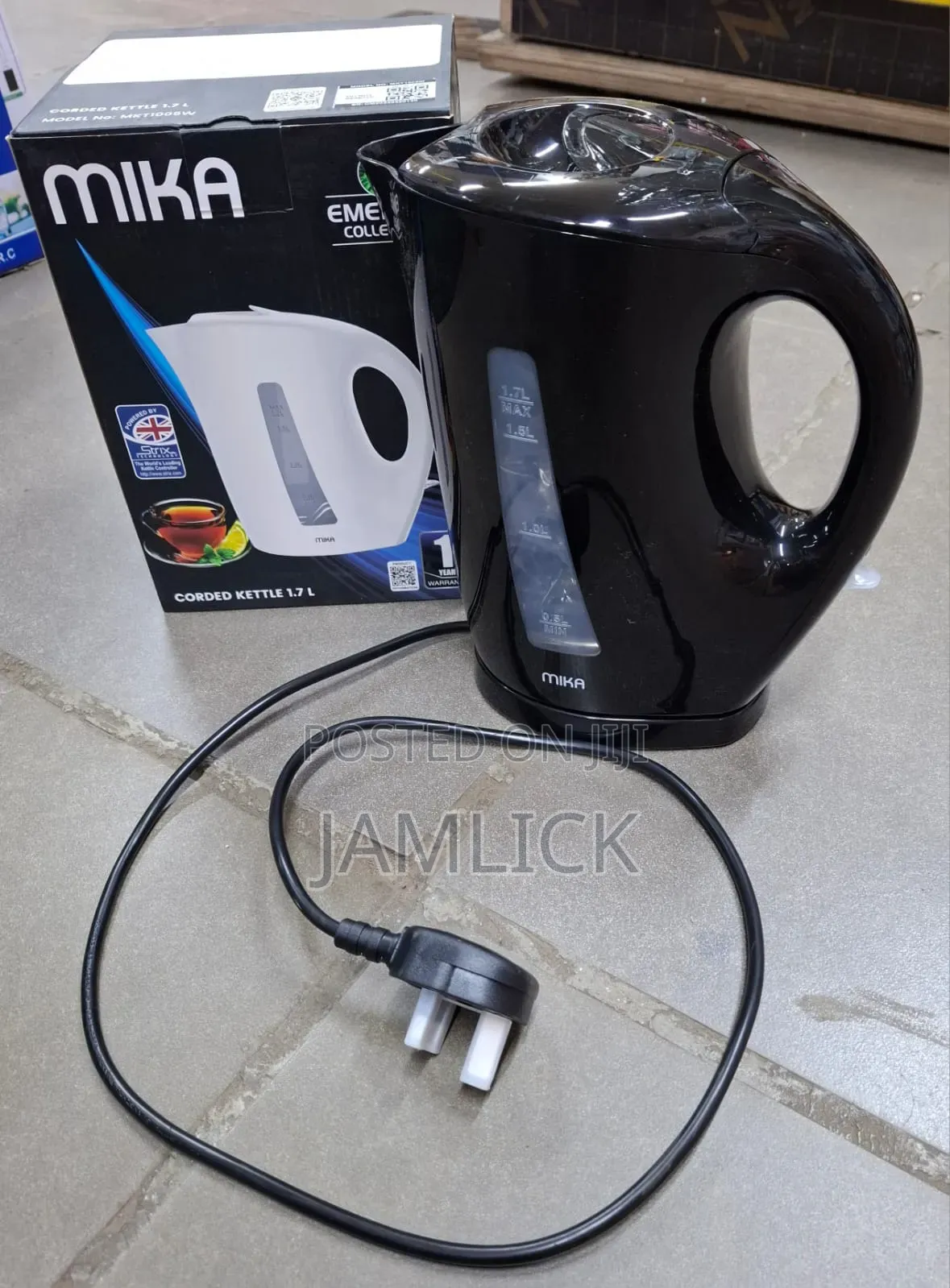 1.7l Mika Corded Kettle - Pt