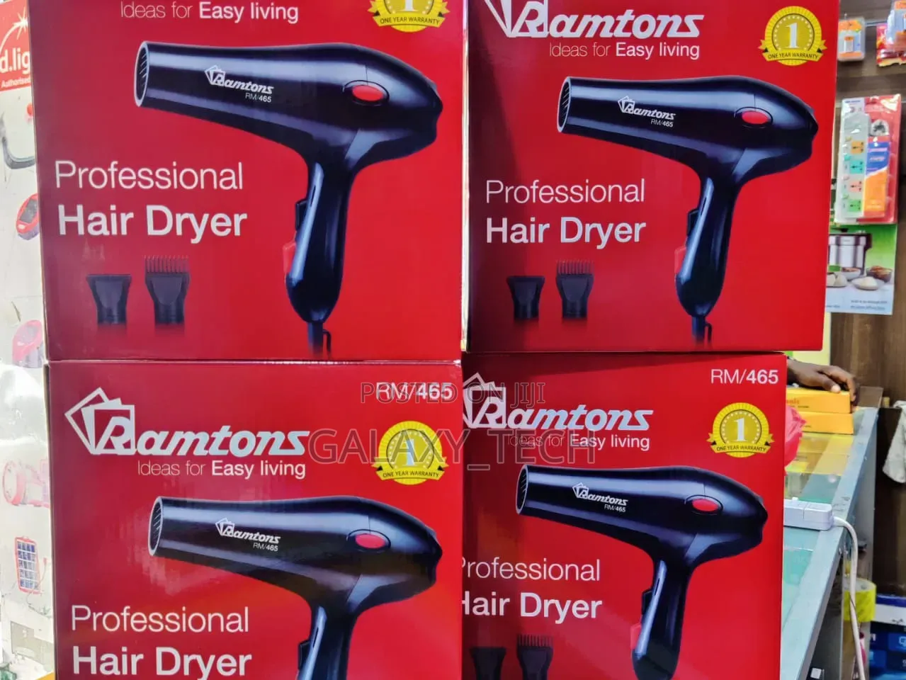 Ramtons Professional Hair Dryer Blow-Dry (RM/465)