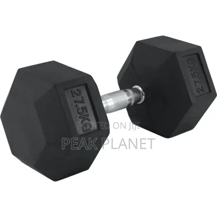 Rubber Coated Hex Dumbbells – Strong Gym Weights