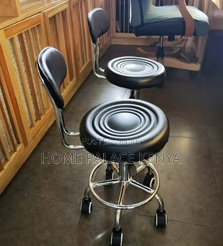 Adjustable Stool: Hospital 360 Degree Stool With Backrest