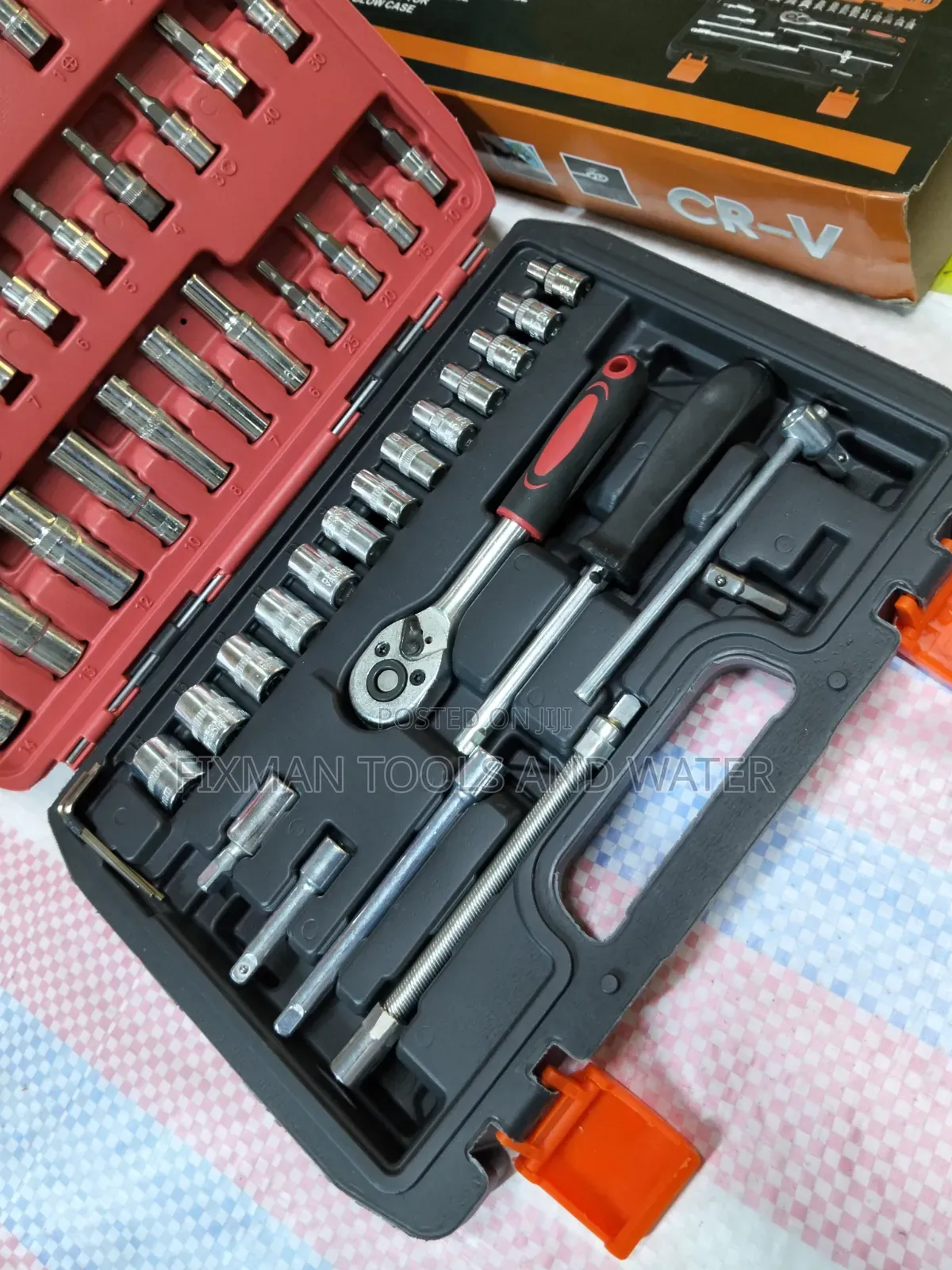 Mechanical Socket Spanner Set 53 PC's With Screwdriver Set Deep Socket