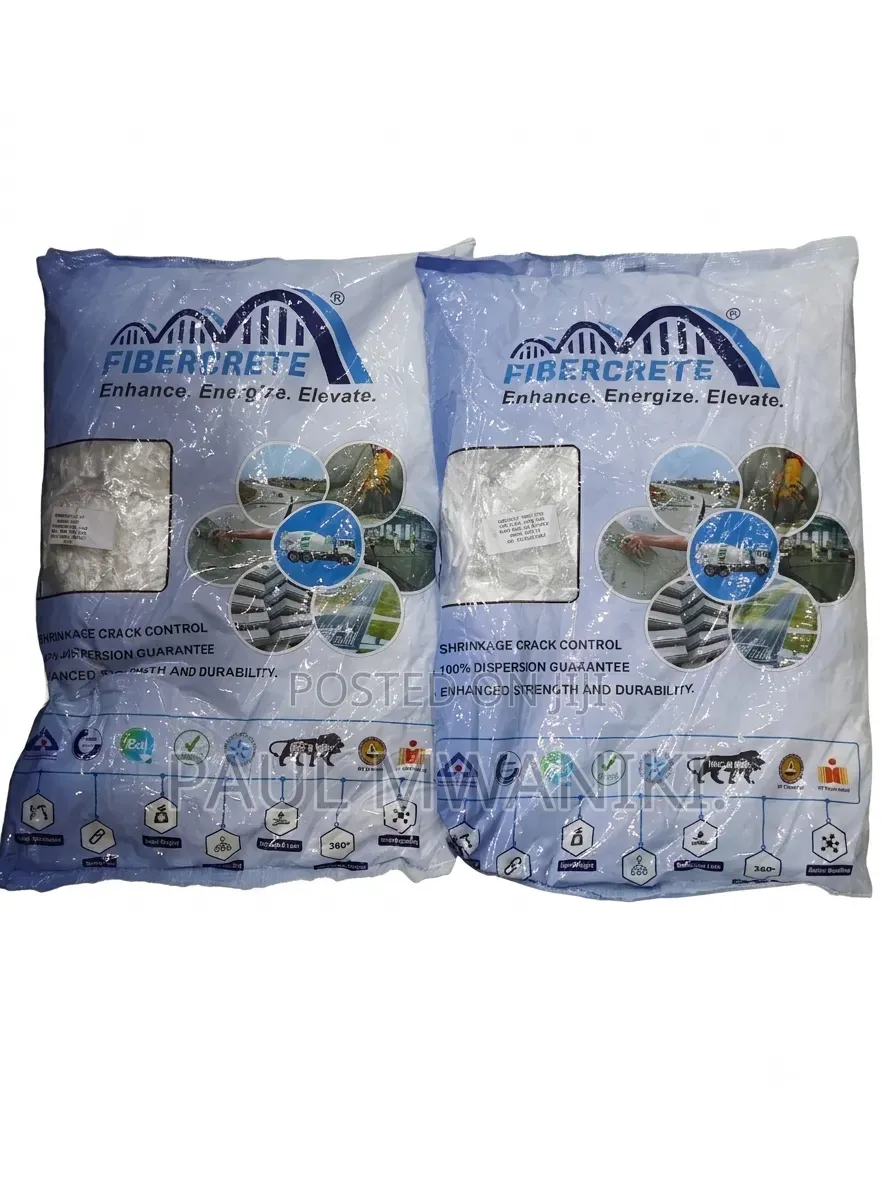 Fibercrete Concrete Reinforcement Fibers-Anti-Crack Extra Durability