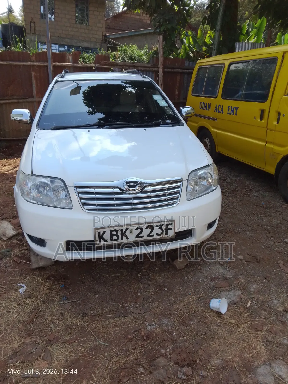 Toyota Corolla Fielder 1.5 Petrol FWD 2005 White