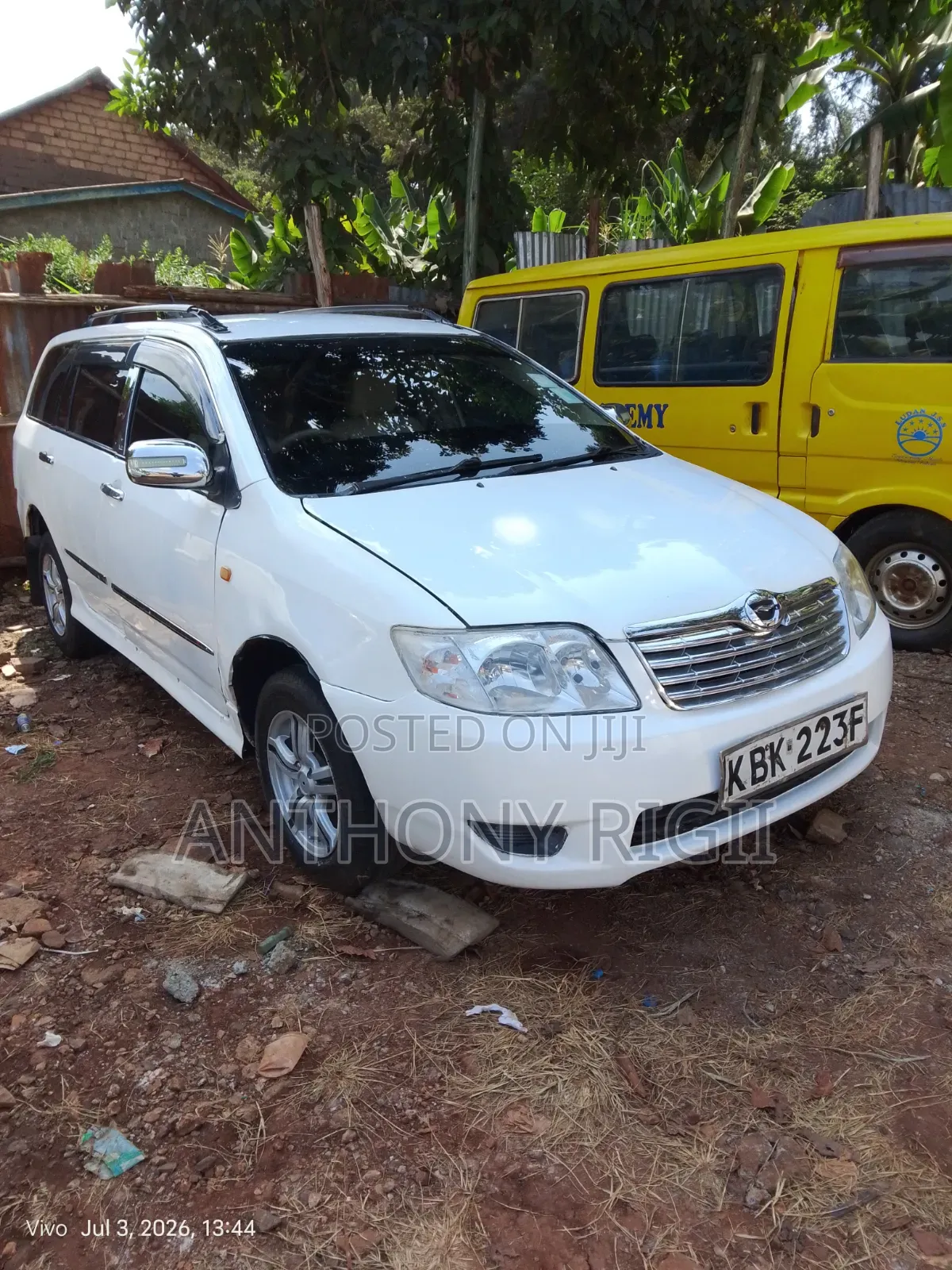 Toyota Corolla Fielder 1.5 Petrol FWD 2005 White