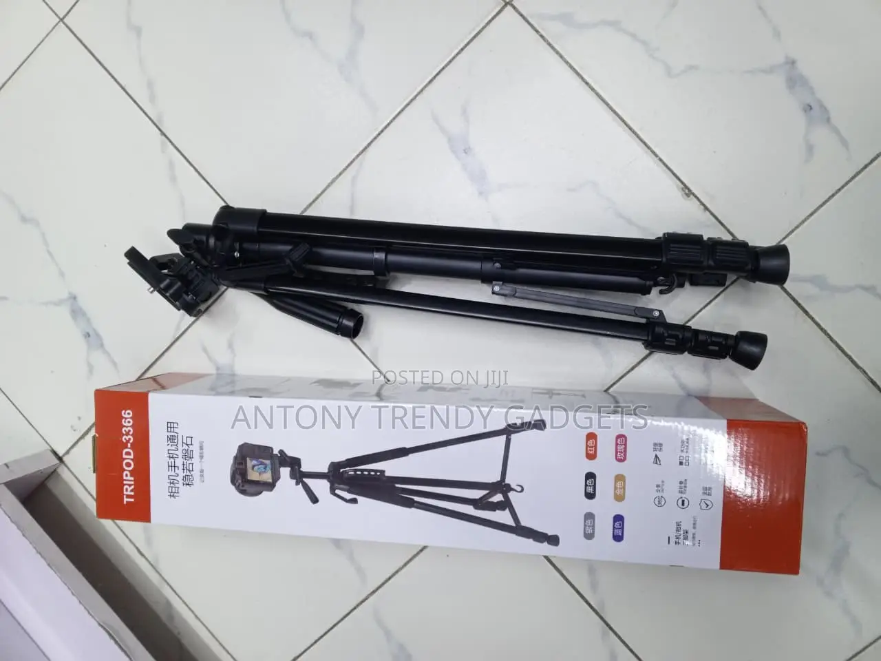 Tripod 3366 Camera Phone Stand 1.7M With Phone Holder
