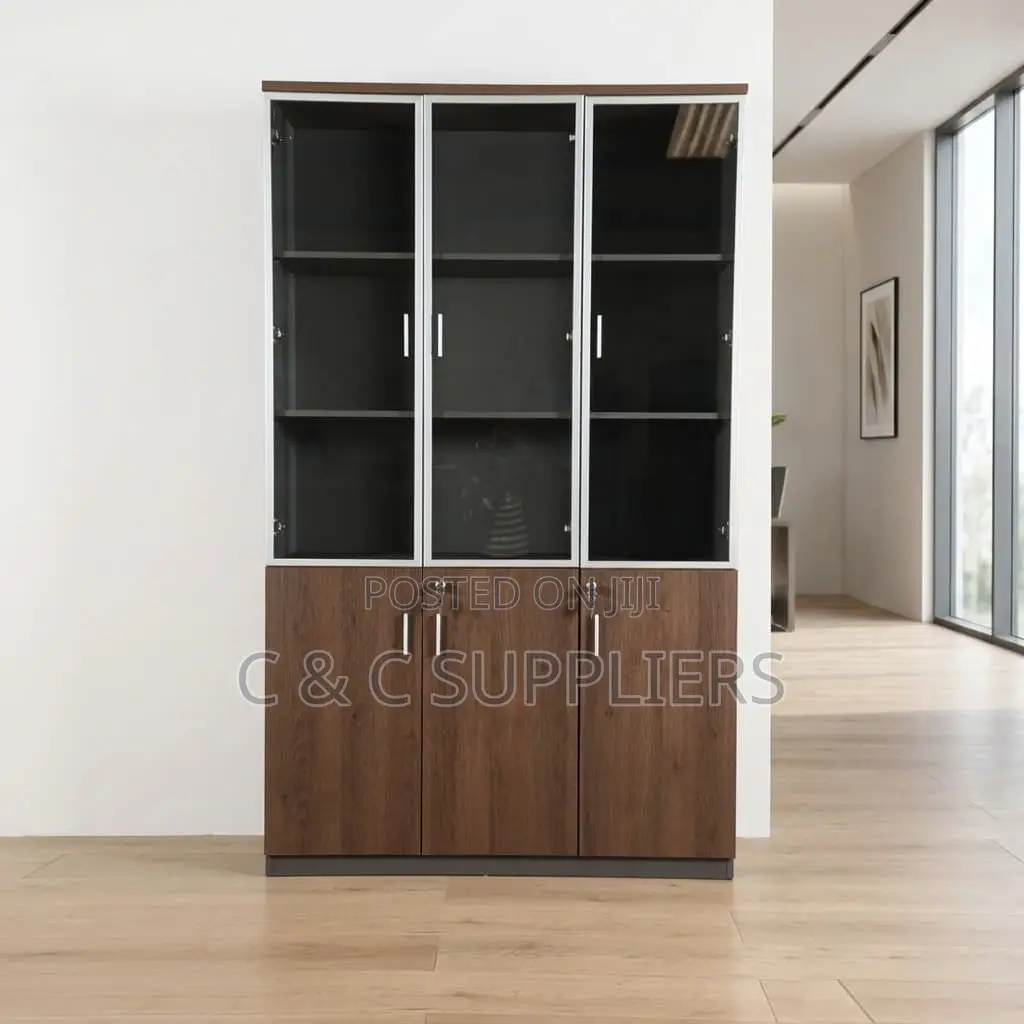 Wooden Filling 3-Door Cabinet