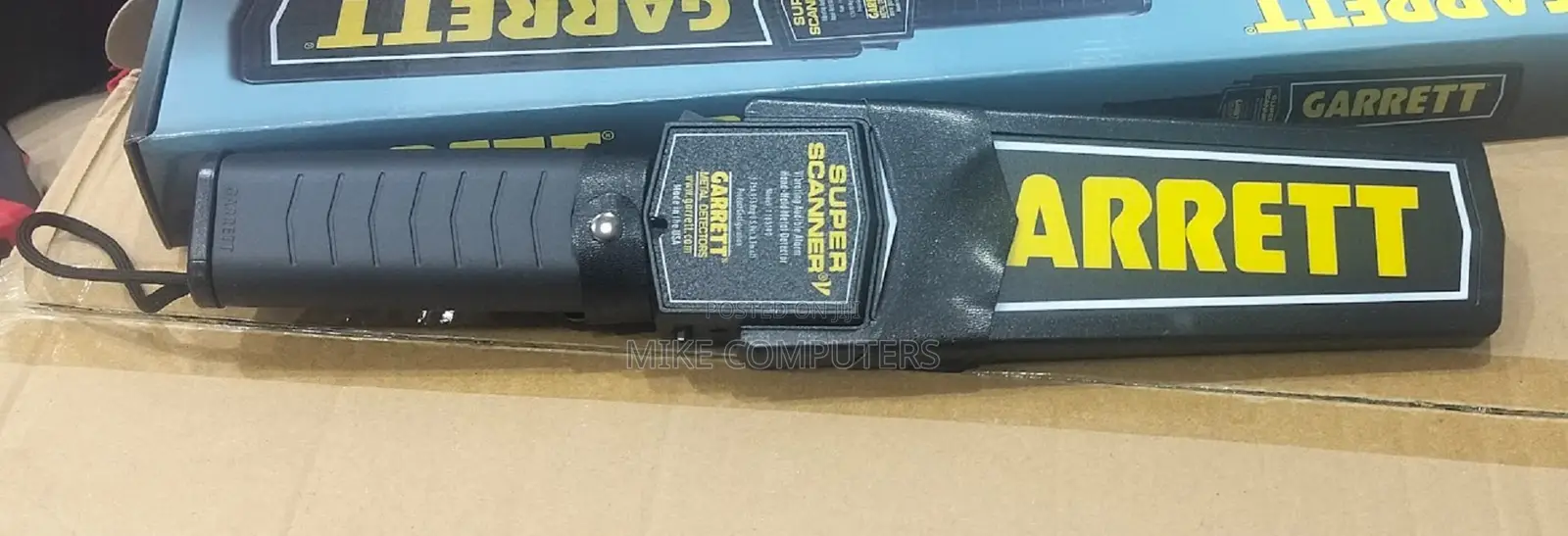 Garrett Super Scanner Hand Held Metal Detector With Fast Alarm