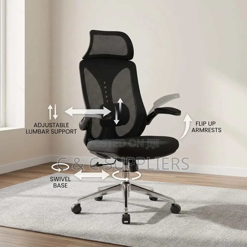 Orthopedic High Back Seat With Flipping Arm's