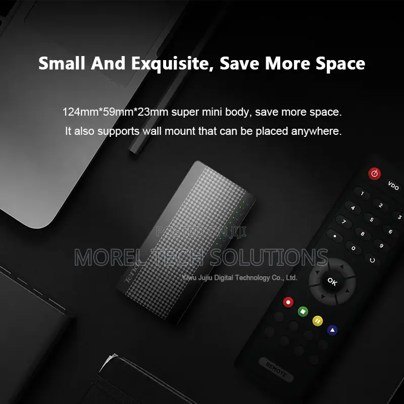 8-Port Gigabit Network Switch Plug Play High-Speed Ethernet Hub S108