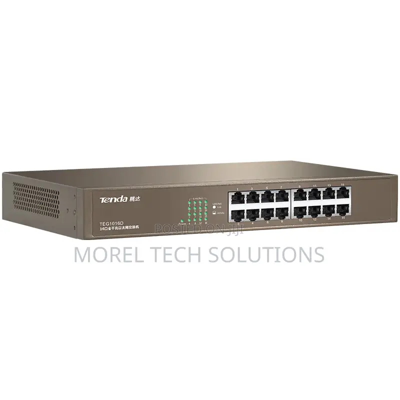 Tenda 16-Port GB Ethernet SwitchMbps Unmanaged LAN Hub