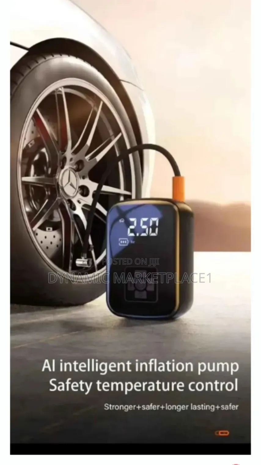 Portable Wireless Electric Tire Inflator Car Air Pump