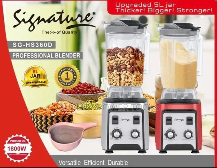 Signature Commercial Professional Blender SG-HS360D.