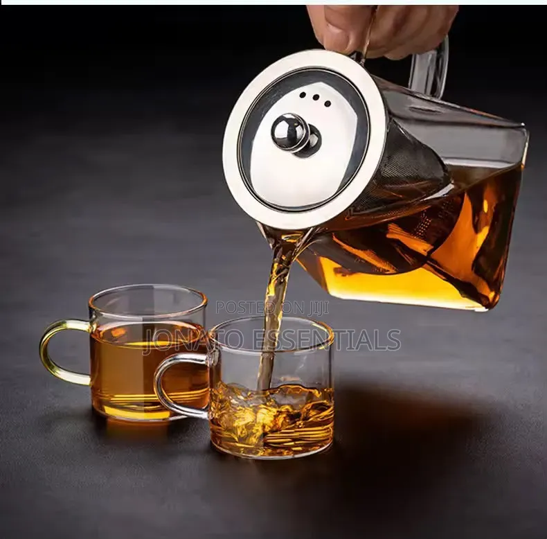 950ml Glass Teapot With Stainless Steel Infuser