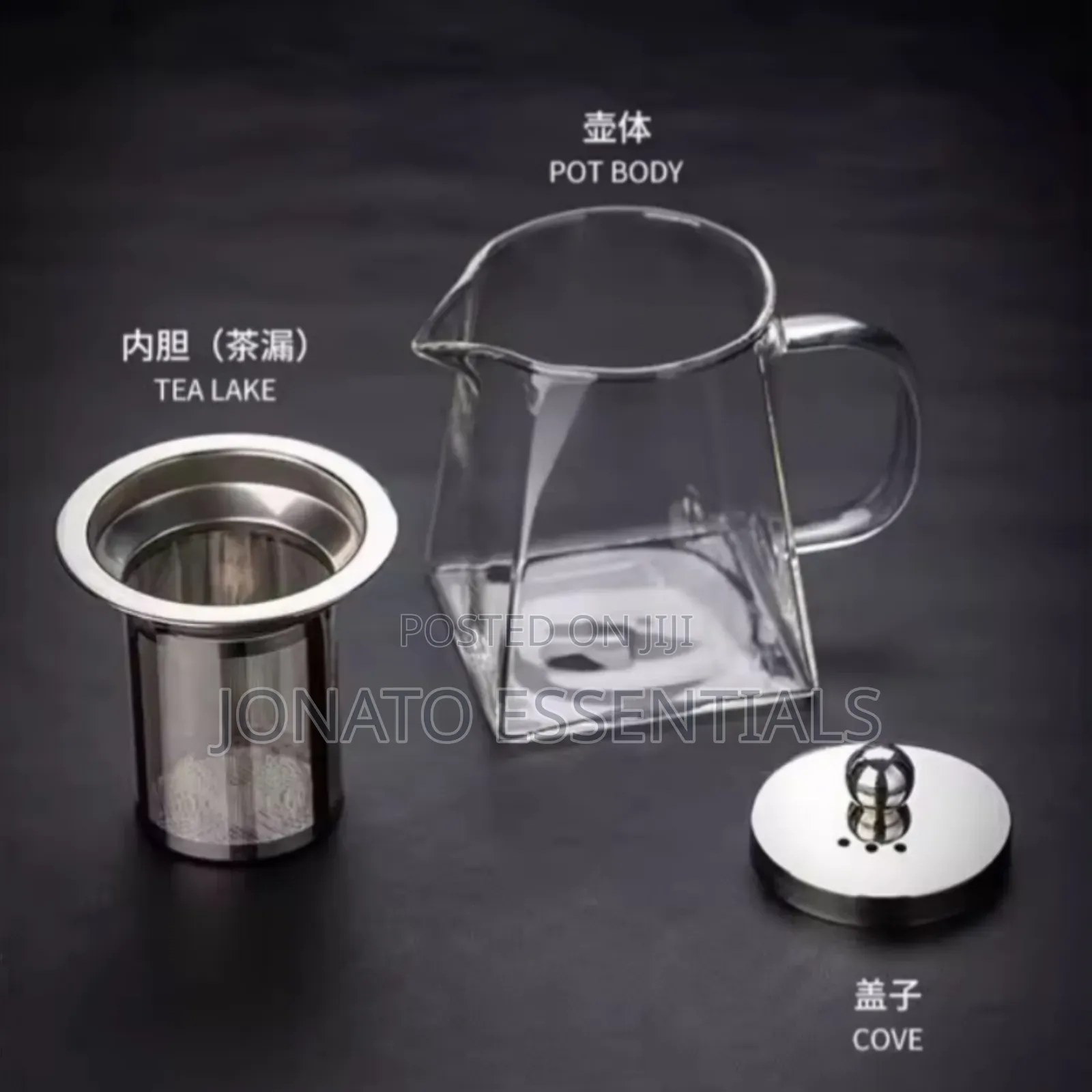 950ml Glass Teapot With Stainless Steel Infuser