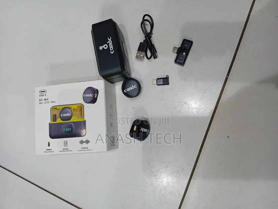M4 C C Mini Wireless Microphone for TikTok, YouTube Podcasts