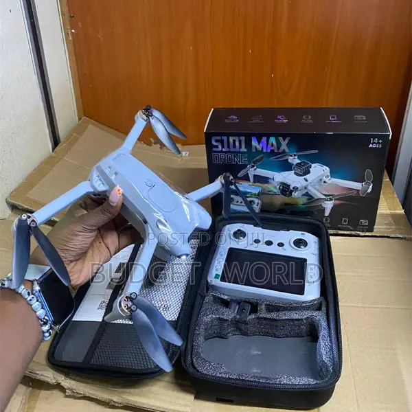 S101 Dual Camera Foldable Drone With Built-in Screen Remote Controller
