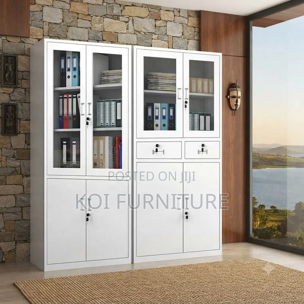Office Cabinet; Executive Steel Two Doors Office Files Storage Cabinet