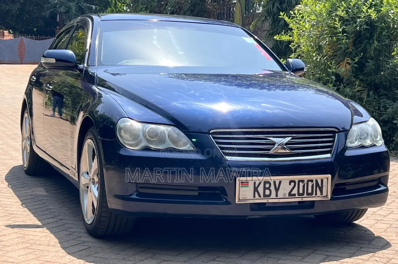 Toyota Mark X 2007 Blue