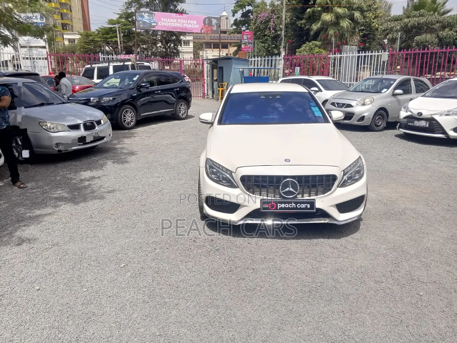 Mercedes-Benz C180 2015 Off white
