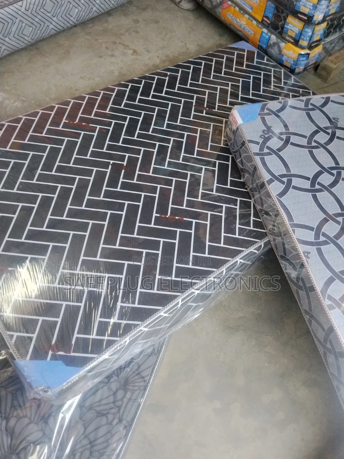Durable 3.5 by 6 Medium Density Plain Foam Mattress
