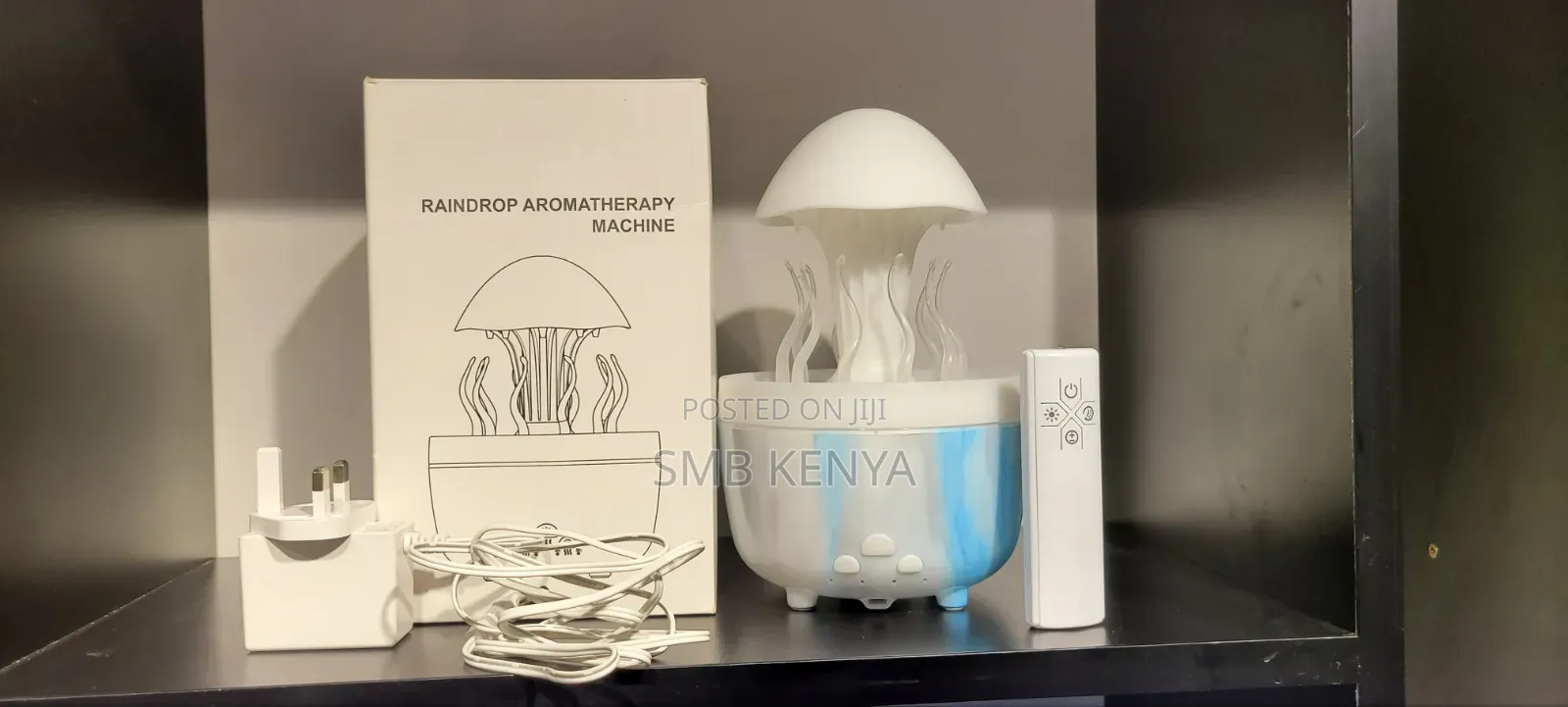 Cute Jellyfish Cloud Rain Drop Humidifier With Remote