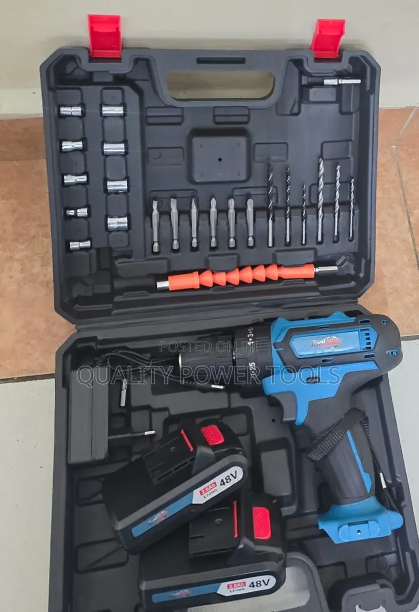 48V Cordless Power Drill Driver Kit