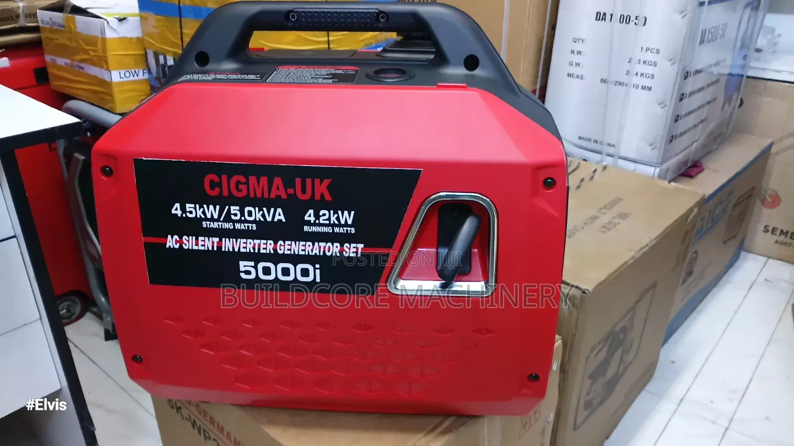 Cigma 5000i 5kva Inverter Silent Generator