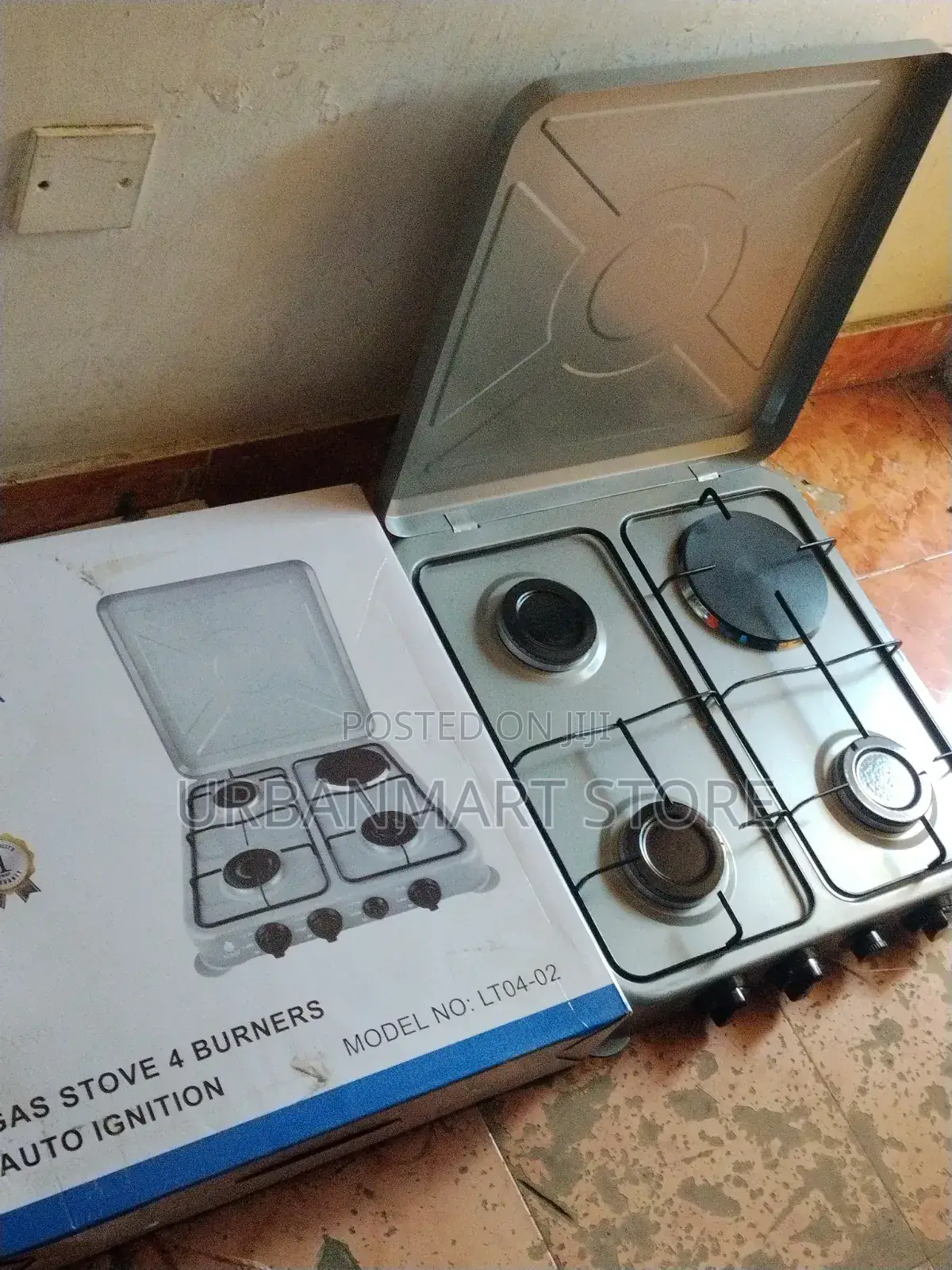 Nunix 3 Gas + 1 Electric Table Top Cooker With Auto Ignition