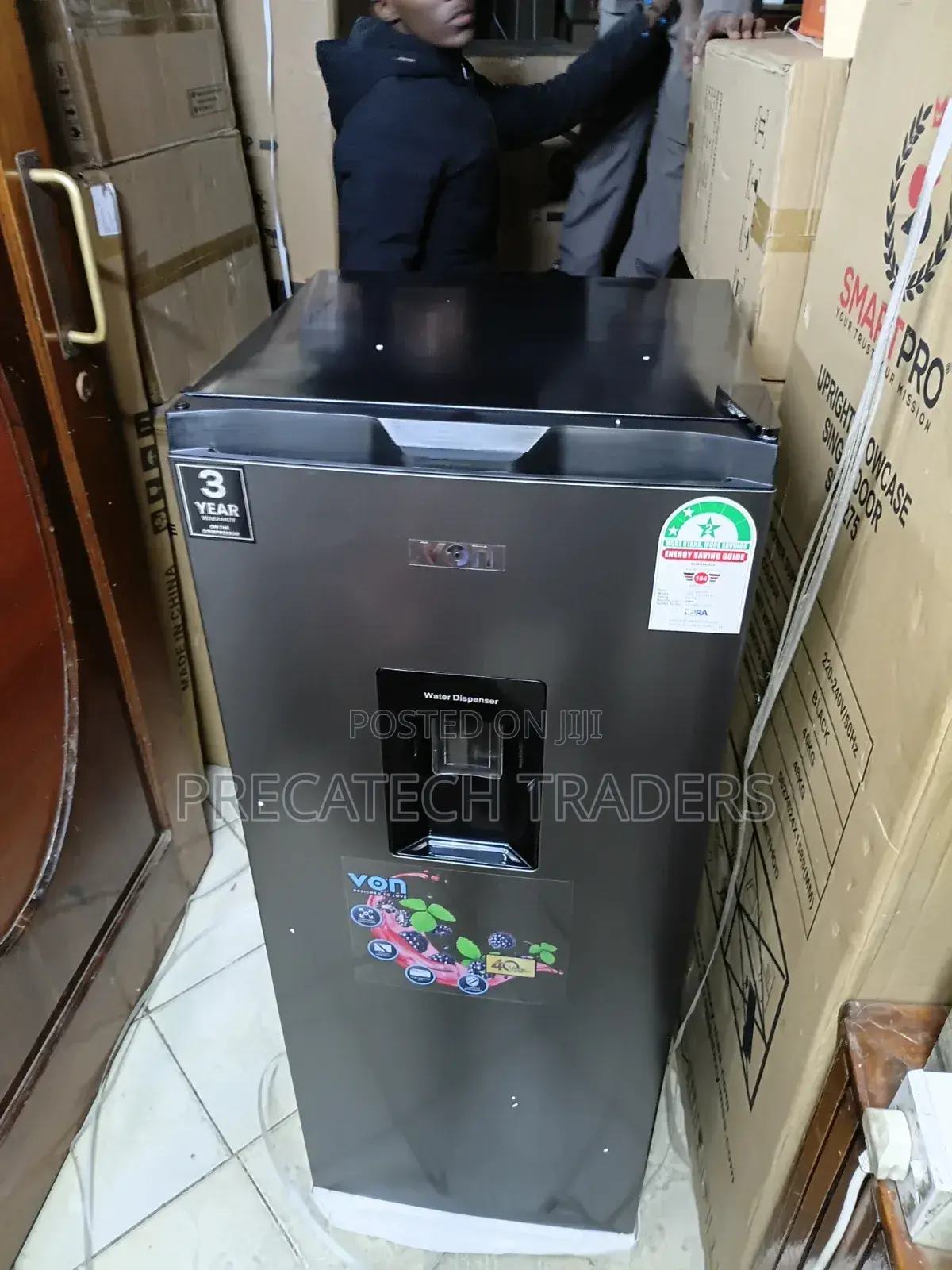 Von 176L Single Door Refrigerator – Energy Saving