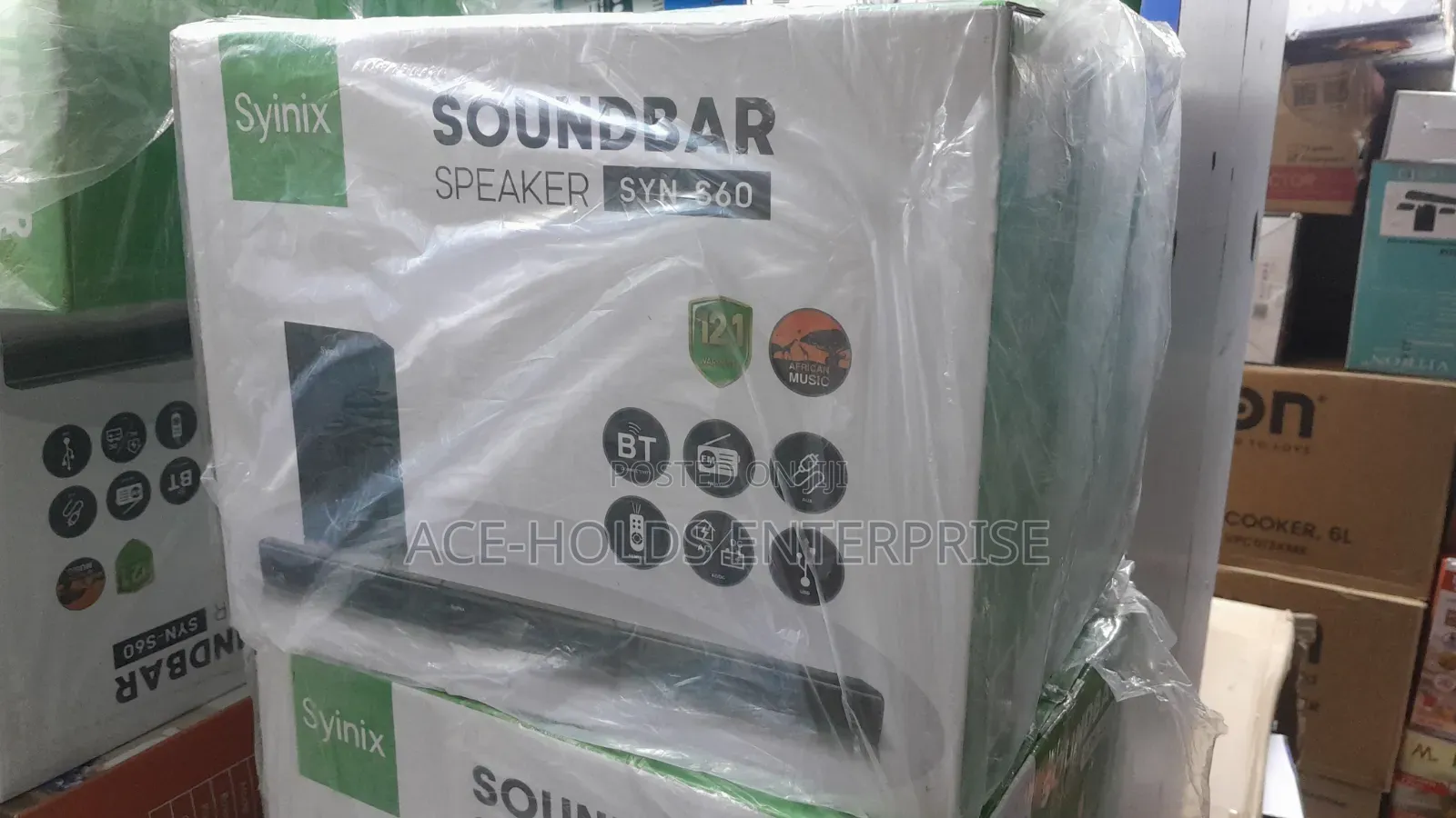 SYN-S60 - Syinix 2.1ch Soundbar Speaker System (60 Watts)