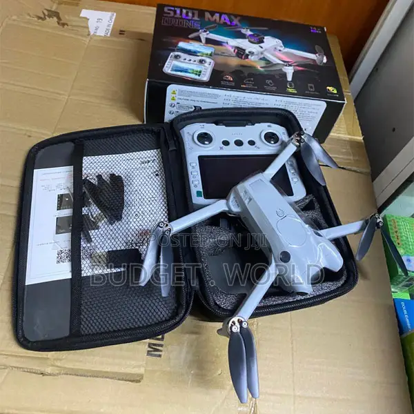 S101 GPS Style Foldable Drone With Dual HD Cameras Screen Controlle