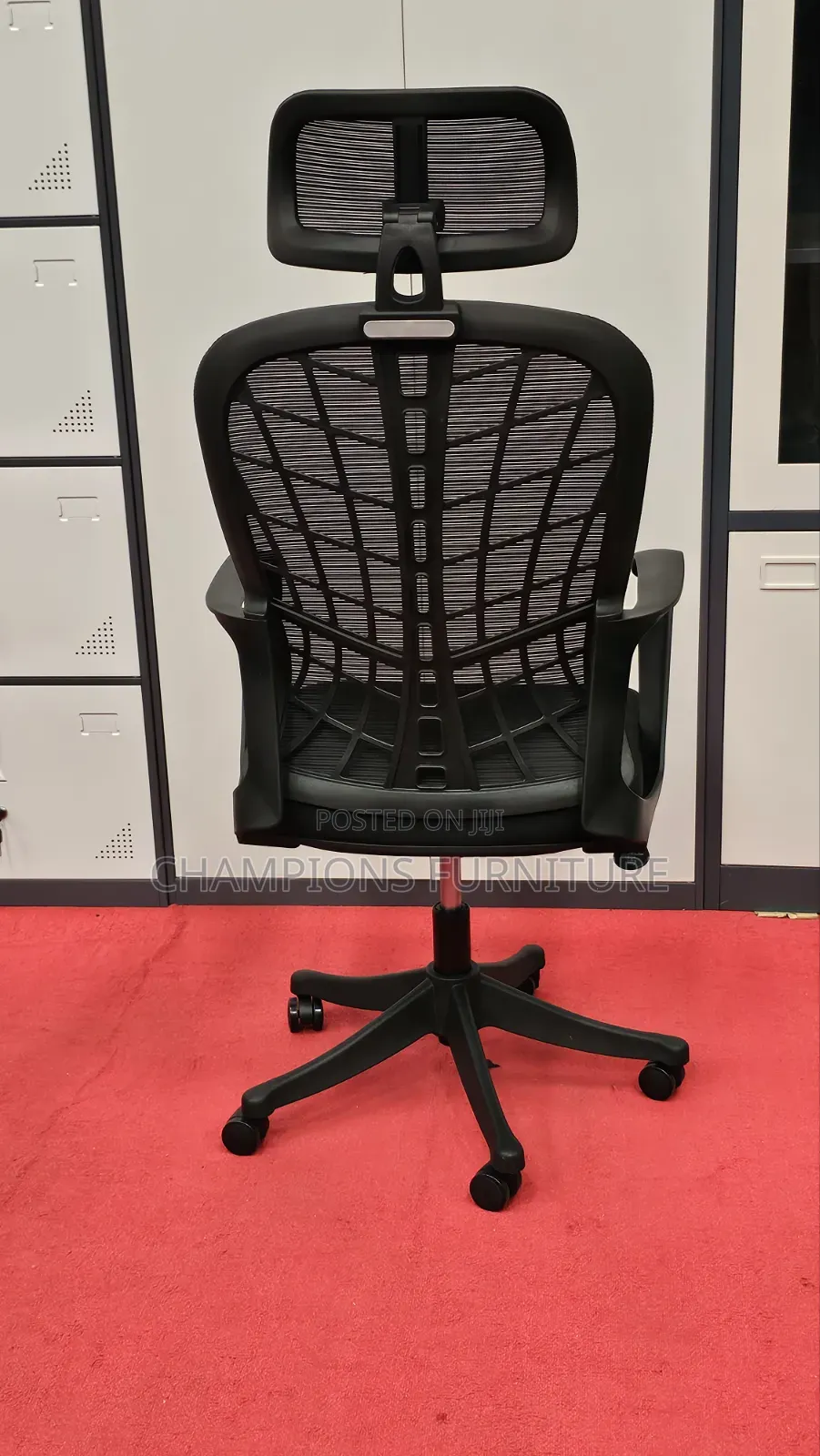 Ergonomic Office Chair With Web Design