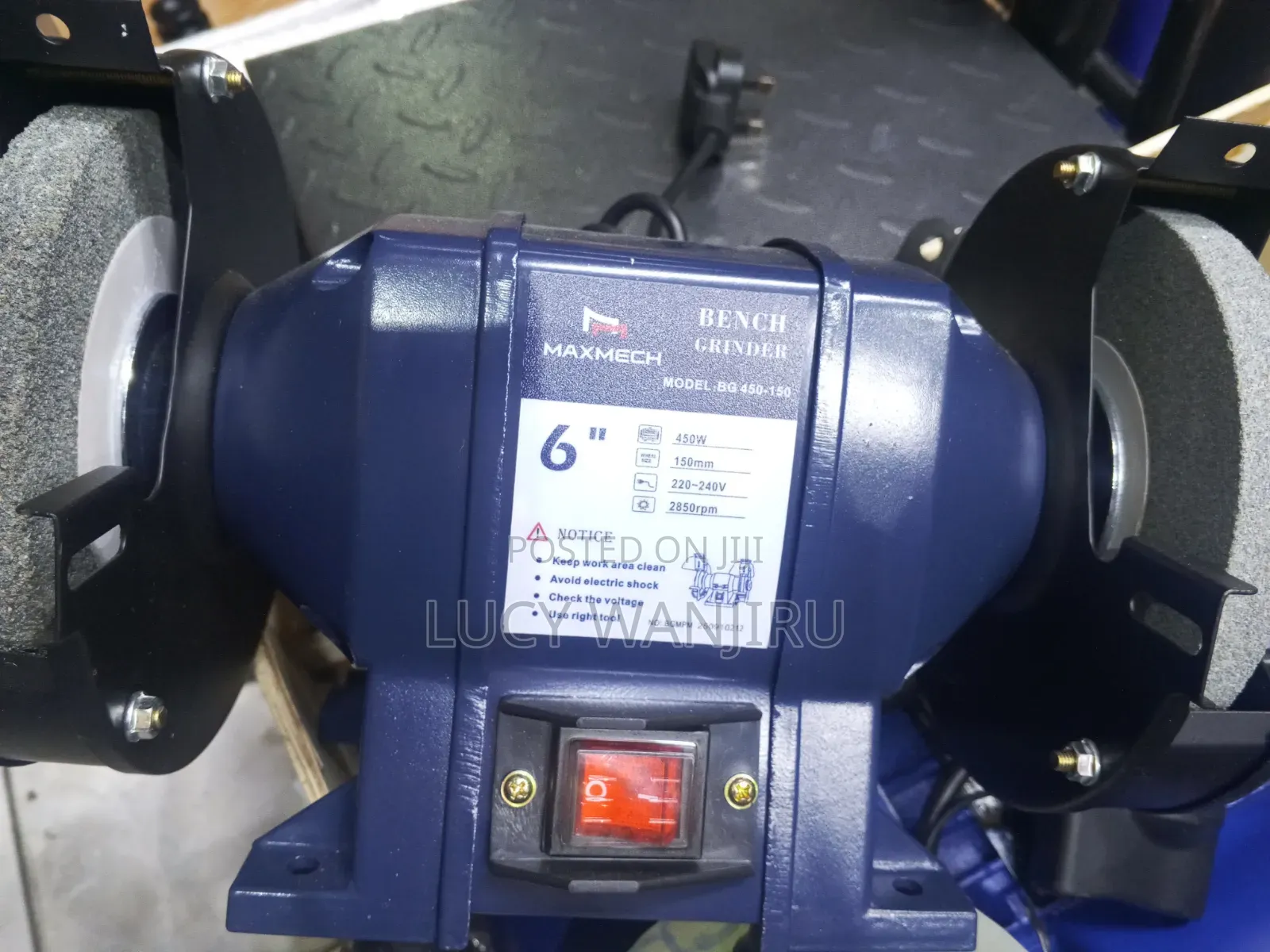 Professional Bench Grinder 6" / New 6 Inch Bench Grinder