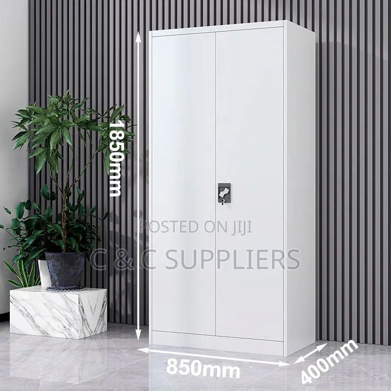 2-Door Full White Metallic Cabinet