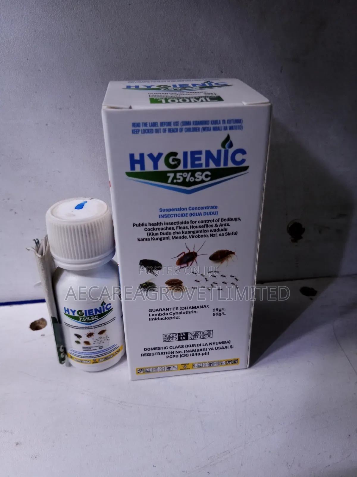 Hygienic 7.5% Insecticide 20ml , 100ml