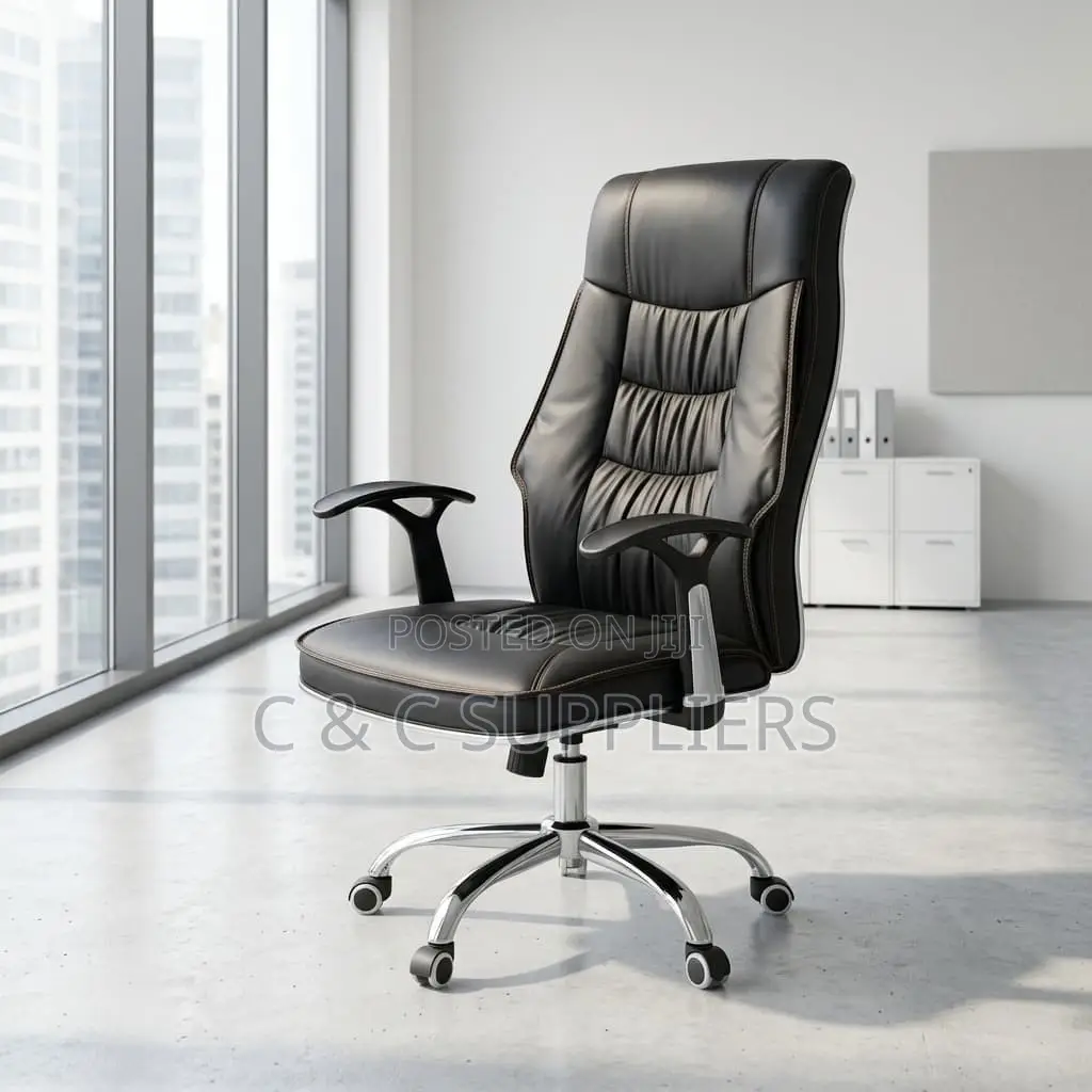 Swivel Leather Generic Secretary Chair