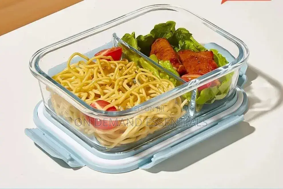 1040ml 1pc Partitioned Food Storage Container With the Lid