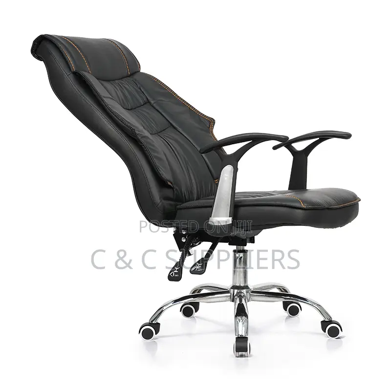 Swivel Leather Generic Secretary Chair