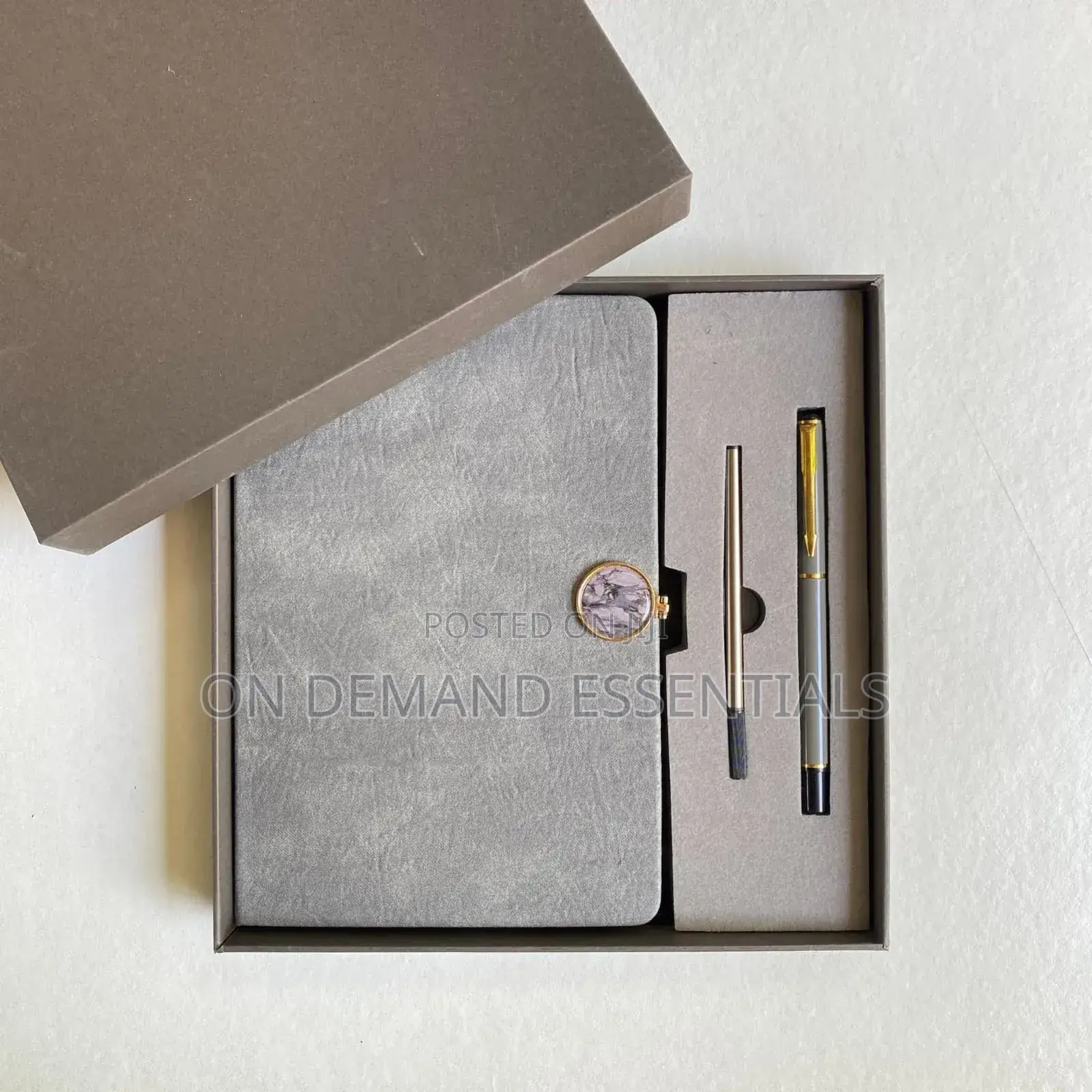 Premium 3 in 1 A5 Executive Notebook Pen Gift Set - Gift Box Bag