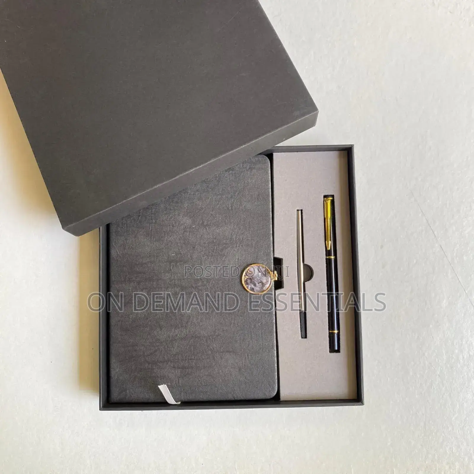 Premium 3 in 1 A5 Executive Notebook Pen Gift Set - Gift Box Bag