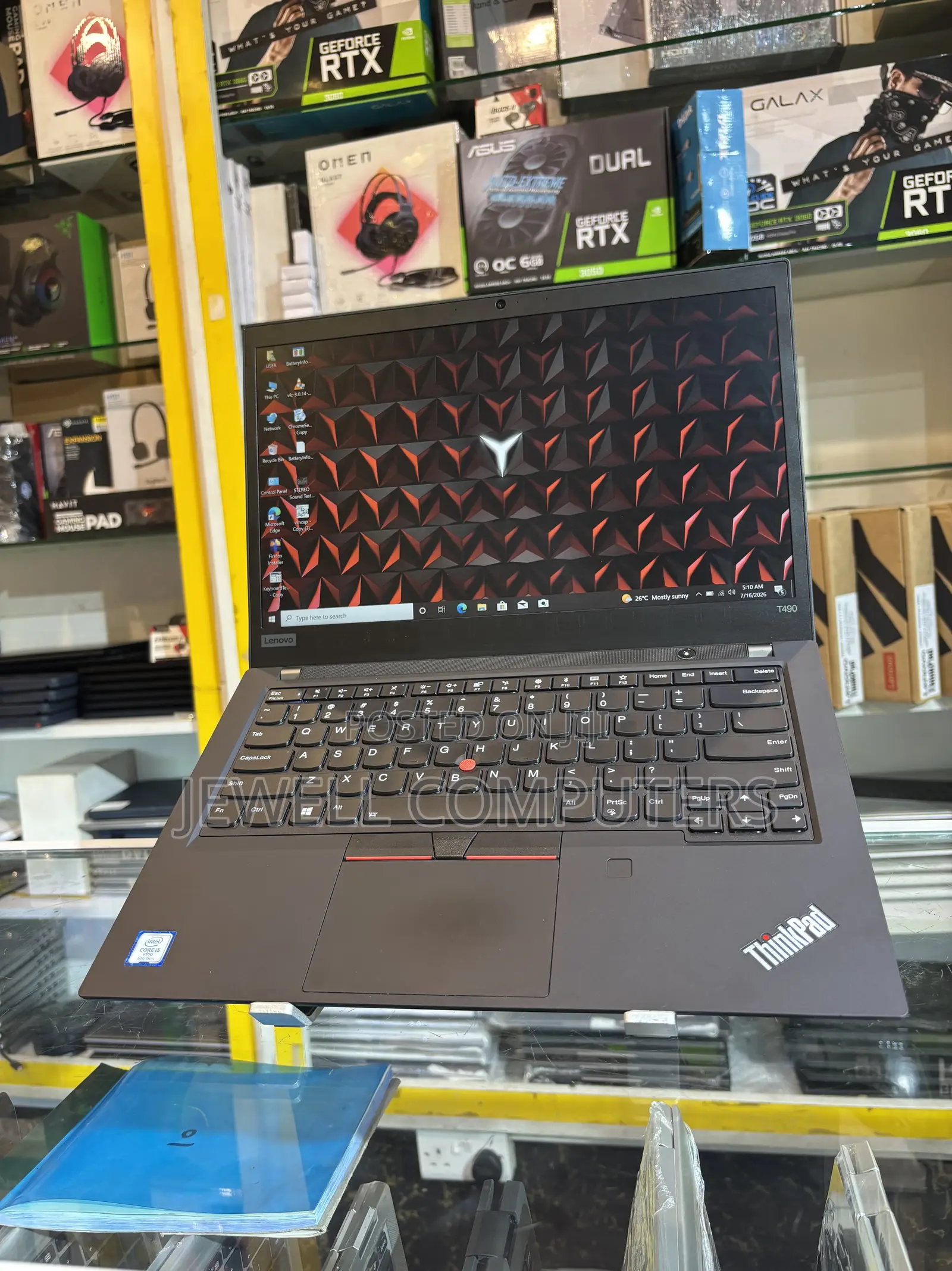 Laptop Lenovo ThinkPad T490s 16GB Intel Core i5 SSD 256GB