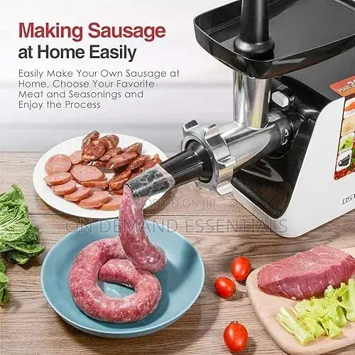 Electric Meat Grinder, 5 in 1 Heavy Duty Meat Mincer Sausage Stuffer
