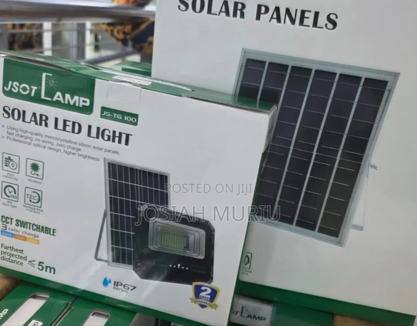 Jsot TG100w Solar Led Floodlight