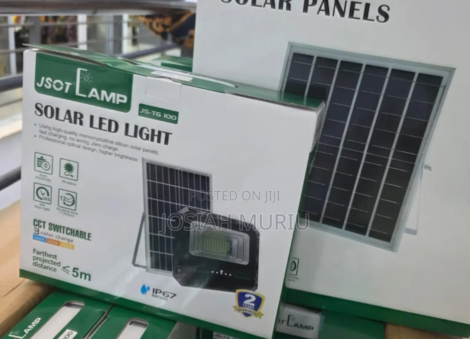 Jsot TG100w Solar Led Floodlight