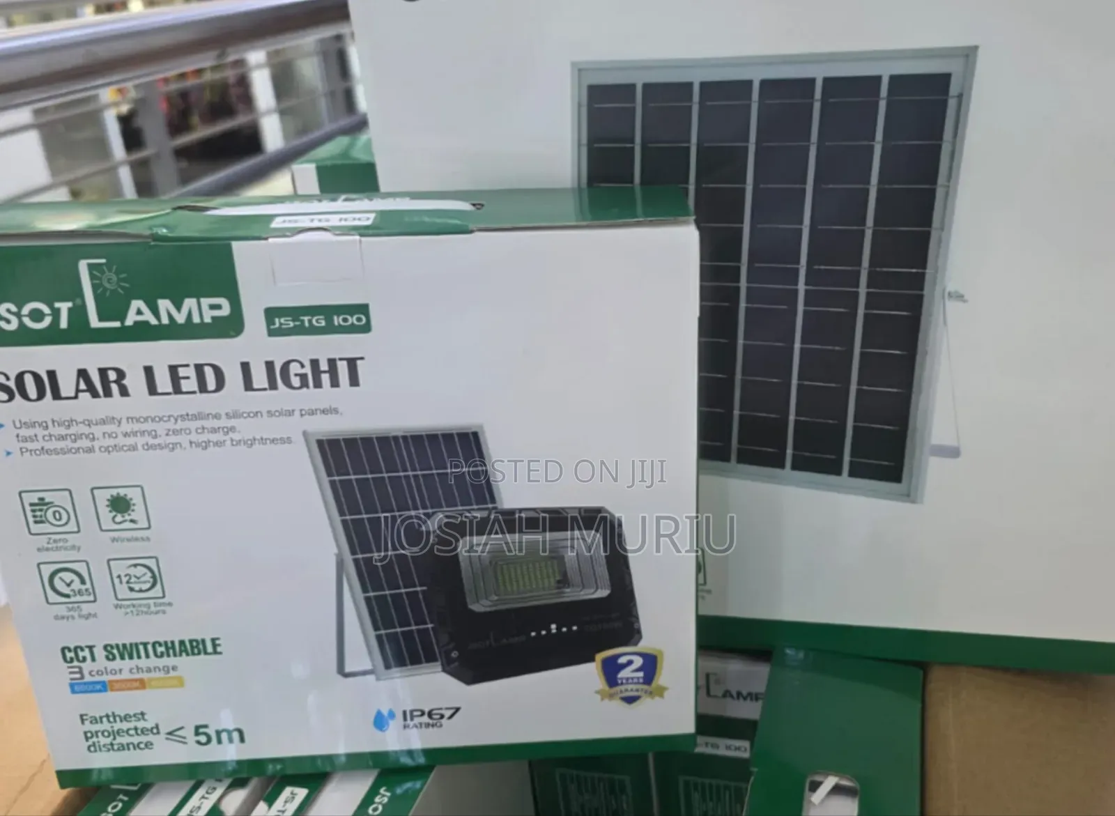 TG 100 Solar Led Security Floodlight