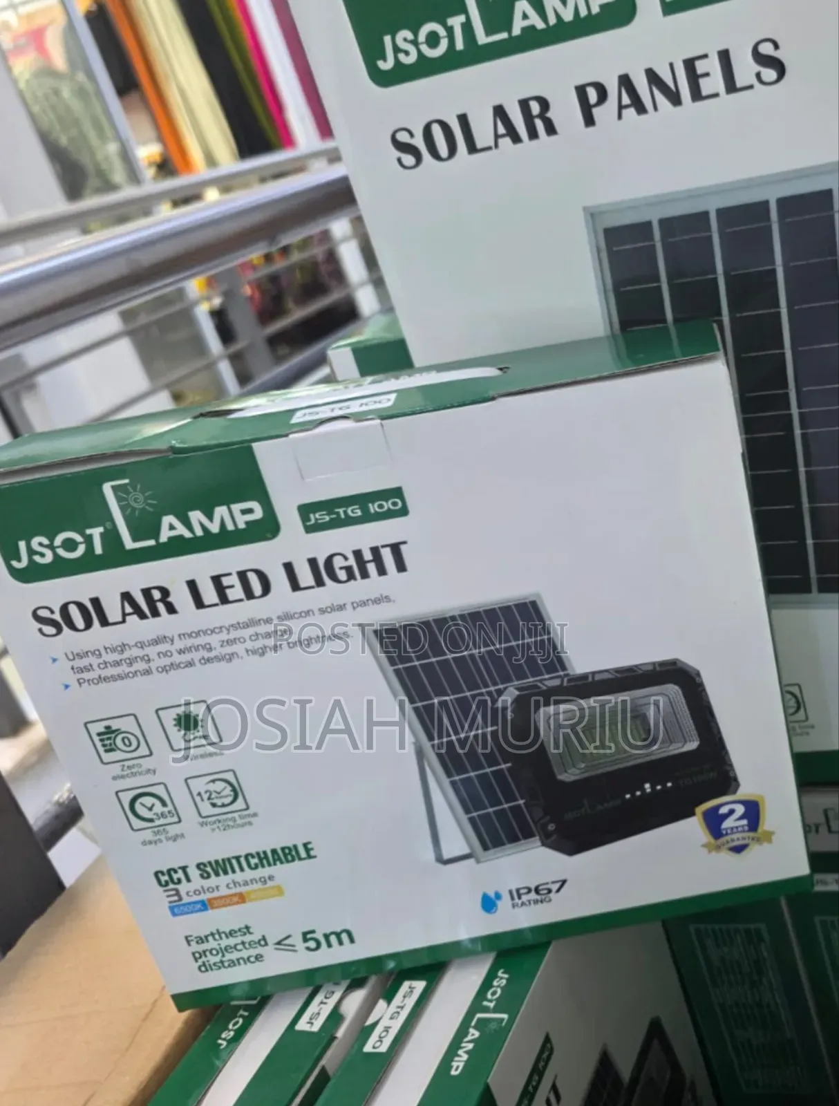 TG 100 Solar Led Security Floodlight