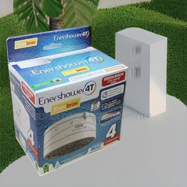 Enerbras Enershower 4T Best Performance Shower Head Fresh Borehole Use