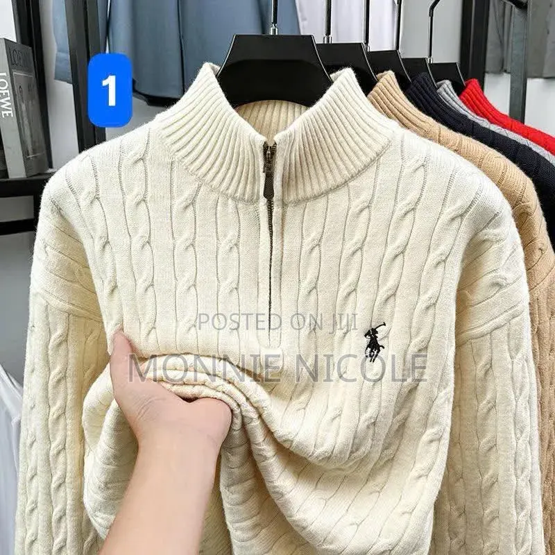 Office Sweater Polo for Men